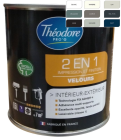 Peinture 2en1 Impression/finition mat velours lin - pot de 0,5L