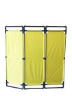 Barriere PVC - 3 vantaux - Jaune uni