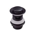 BONDE DE LAVABO CLIC CLAC 1'1/4 FINITION NOIRE