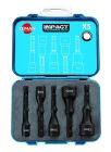 COFFRET DE 5 DOUILLES IMPACT 6 PANS 1/4' 65MM