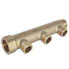 SOMATHERM FOR YOU - Collecteur de distribution laiton a portee plate mf1" - 3 sorties