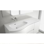 Plan vasque MAM 1200 coquette a droite solid surface 1210 x 12 x 510 mm
