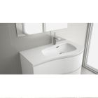 Plan vasque MAM 1200 coquette a gauche solid surface 1210 x 12 x 510 mm