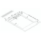 Receveur de douche POMPEYA RAL 700 x 1200 mm