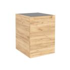 Coquette MONTERREY 400 1 porte gauche et fermeture amortie CHENE AFRICAIN