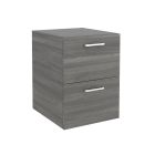 COQUETTES FUSSION CHROME 400 2 tiroirs ALSACE 400 x 540 x 450 mm