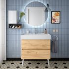 Meuble FUSSION LINE 800 2 tiroirsCHENE AFRICAIN