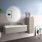 Meuble MONTERREY 1200 1 tiroir metallique TAUPE BRILLANT 1197 x 270 x 450 mm