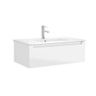 Meuble MONTERREY 800 1 tiroir metallique BLANC BRILLANT 797 x 270 x 450 mm