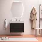 Meuble MONTERREY 800 2 tiroirs metalliques BLACK VELVET 797 x 540 x 450 mm