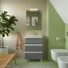 Meuble SPIRIT 600 3 tiroirs metalliques ALSACE 598 x 768 x 450 mm