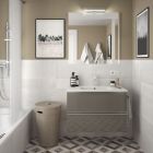 Meuble SPIRIT 800 2 tiroirs metalliques TAUPE BRILLANT 797 x 540 x 450 mm