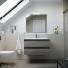 Meuble SPIRIT 900 2 tiroirs metalliques ALSACE 897 x 540 x 450 mm