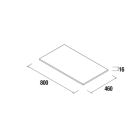 Plan de toilette pour meuble et coquette. sans usinage CHENE AFRICAIN