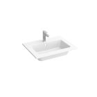 Plan vasque VILNA 605 sans siphon ni bonde de vidage clic-clac MINERALSOLID MAT