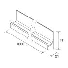 Poignee SPIRIT 1000 NOIR SOFT