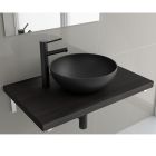 Vasque a poser BULKAN SOLID SURFACE NOIR