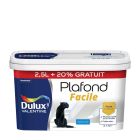 Peinture PLAFOND FACILE Blanc Mat 2,5 L + 20% gratuit