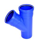 Raccord PP diam 100 a joint Y 45° SIMPLE MF DN100 - SANCOL - PP SN4