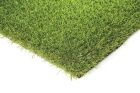 GAZON SYNTHETIQUE GREEN TOUCH Prairie CHIC 2 35mm - Couleurs des fibres (Fil droit vert clair + vert fonce et fil texturise creme + vert)