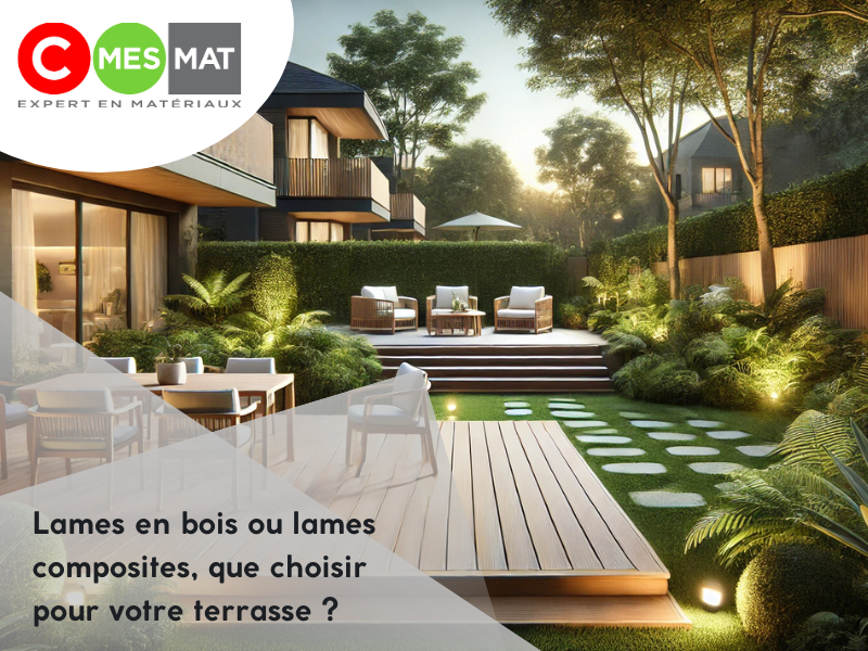 Lames en bois ou lames composites, quel matériau choisir pour votre terrasse ?