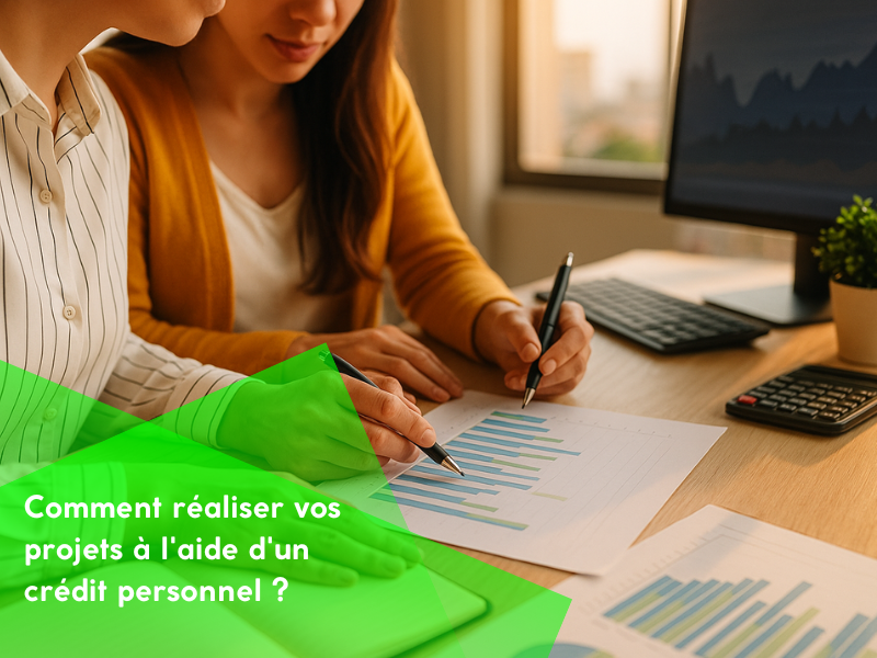 Comment réaliser vos projets à l'aide d'un crédit personnel ?