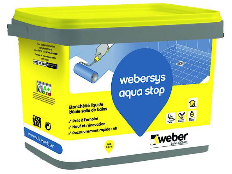 Innovation webersys aqua stop : Système d’Étanchéité Liquide prêt-à-l’emploi