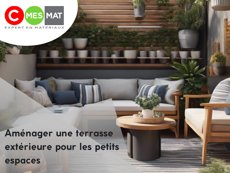 Aménager une terrasse extérieure pour les petits espaces