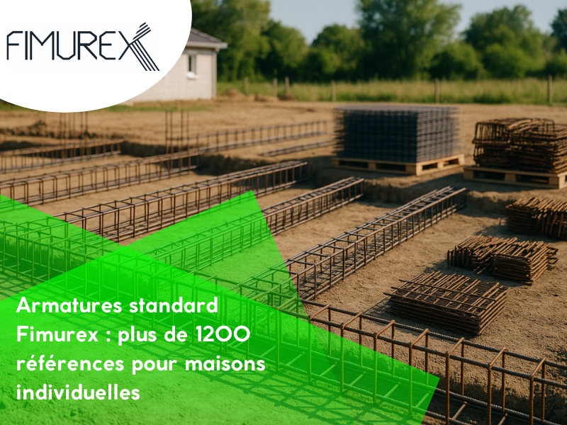 Armatures standard Fimurex : plus de 1200 références pour maisons individuelles