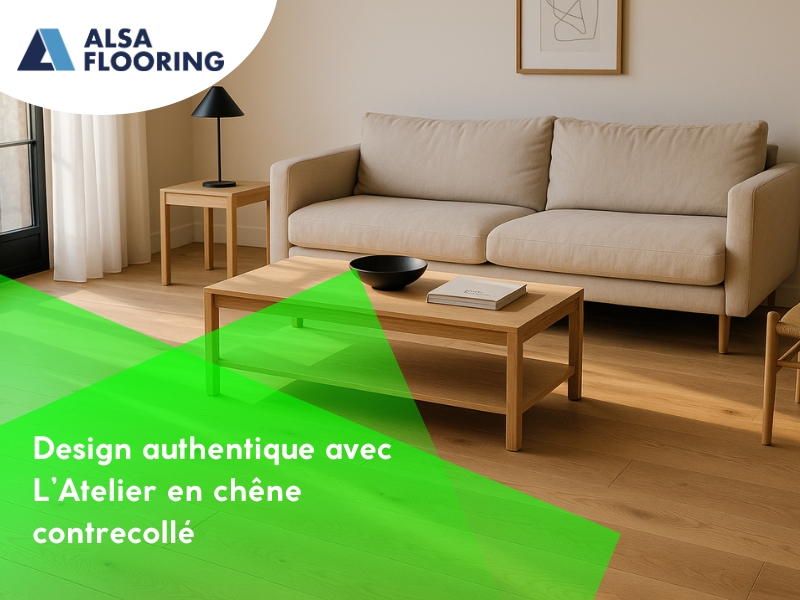 Design authentique avec L’Atelier en chêne contrecollé