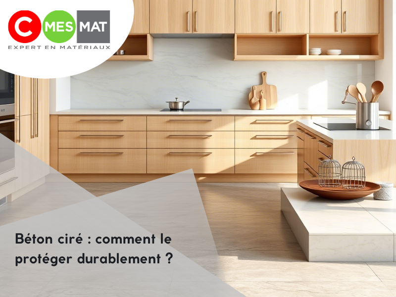 Béton ciré : comment le protéger durablement ?