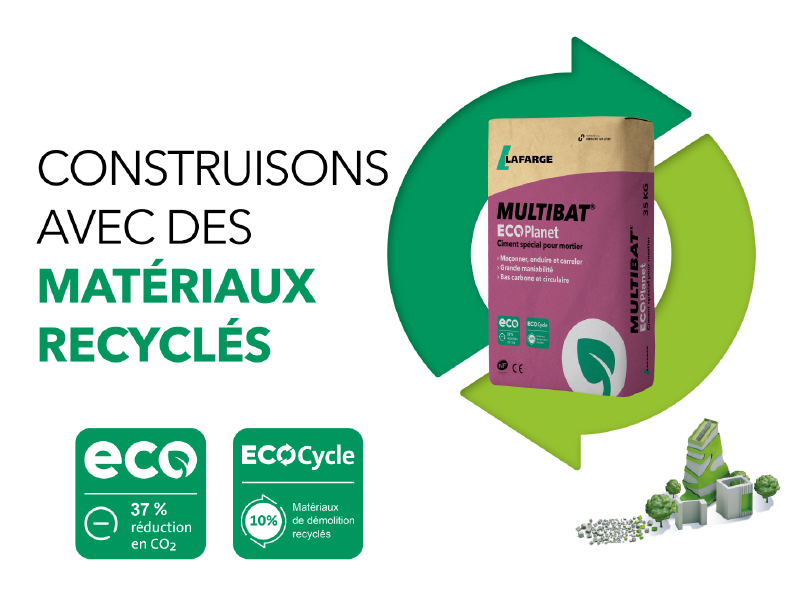 Multibat ECOPlanet : Le Premier Ciment à Maçonner Éco-conçu de France