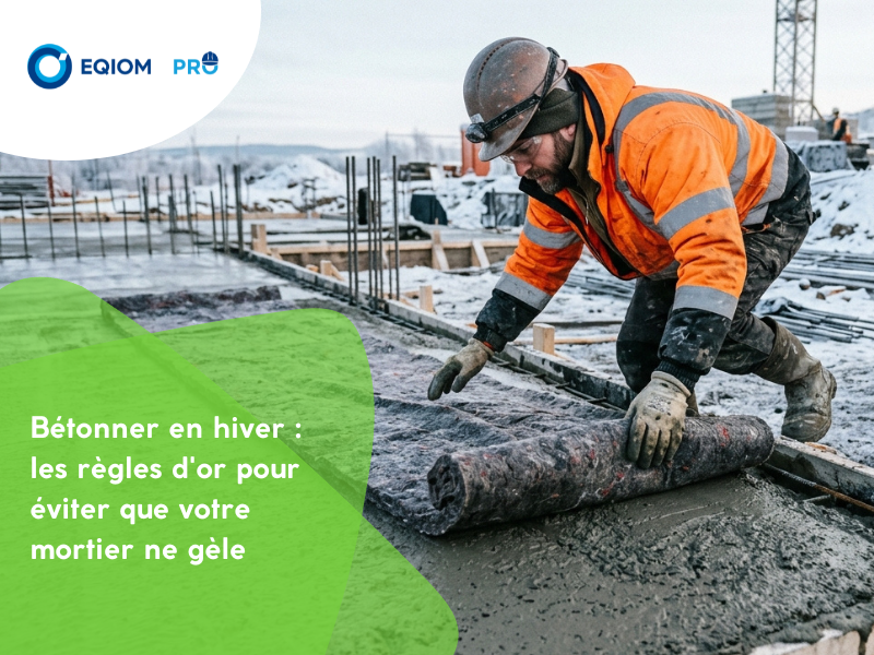 Bétonner en hiver : les règles d'or pour éviter que votre mortier ne gèle