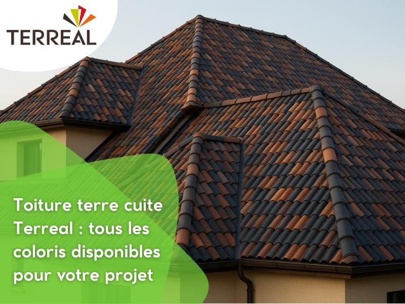 Toiture terre cuite Terreal : tous les coloris disponibles pour votre projet
