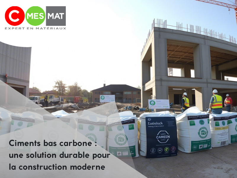 Ciments bas carbone : une solution durable pour la construction moderne