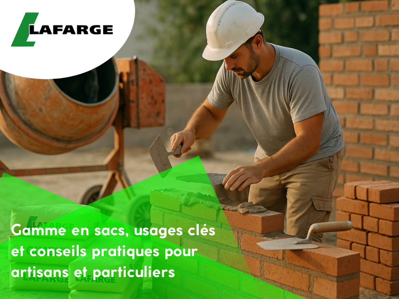 Ciments Lafarge pour réussir tous vos travaux de maçonnerie