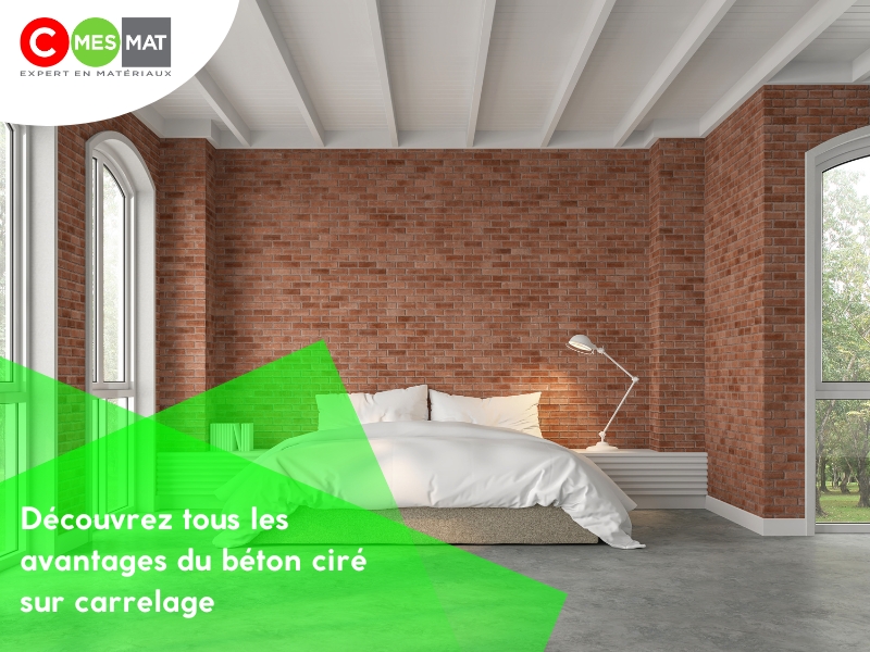 Découvrez tous les avantages du béton ciré sur carrelage