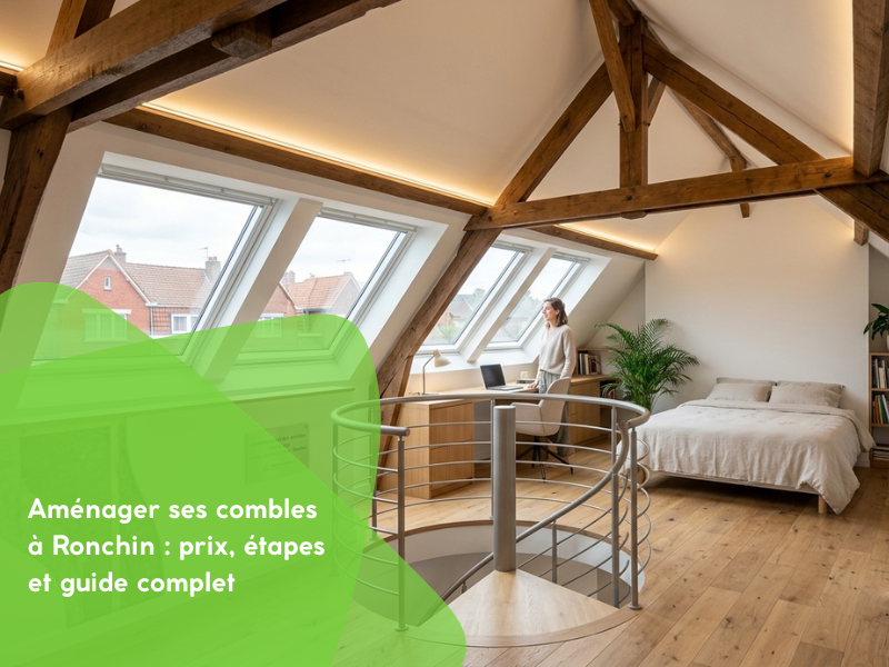 Aménager ses combles à Ronchin : prix, étapes et guide complet