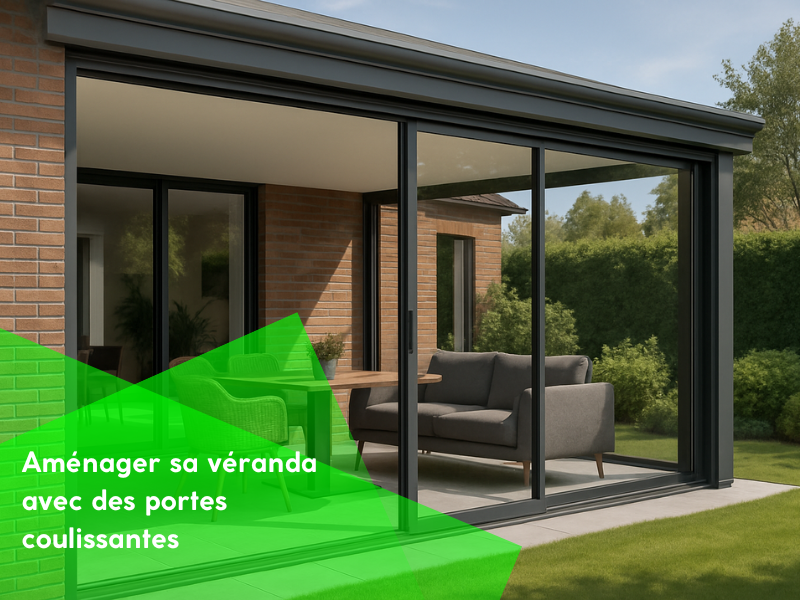 Aménager sa véranda avec des portes coulissantes