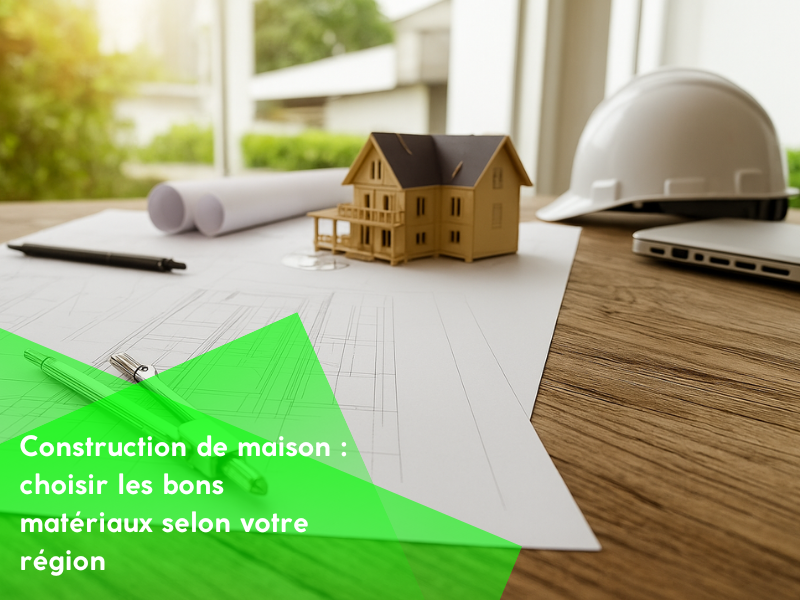 Construction de maison : choisir les bons matériaux selon votre région