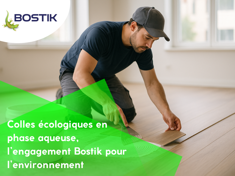 Colles écologiques en phase aqueuse, l’engagement Bostik pour l’environnement