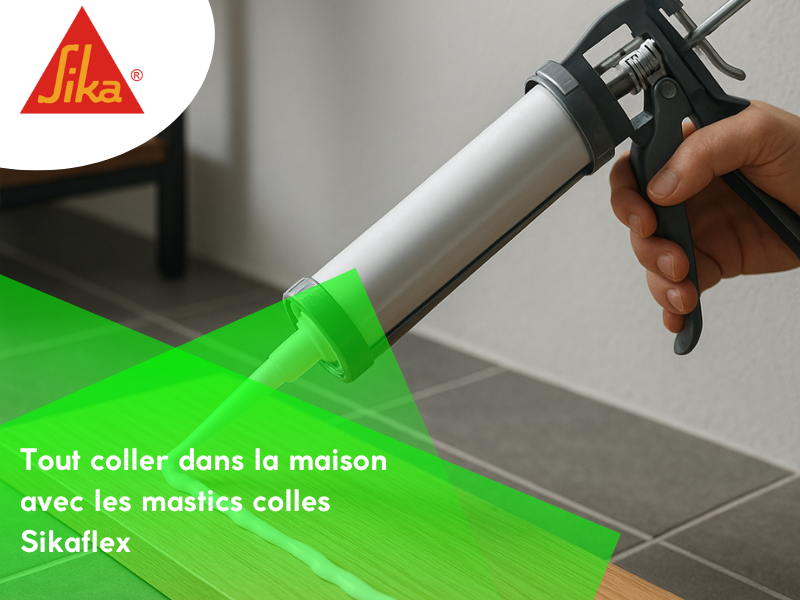 Tout coller dans la maison avec les mastics colles Sikaflex