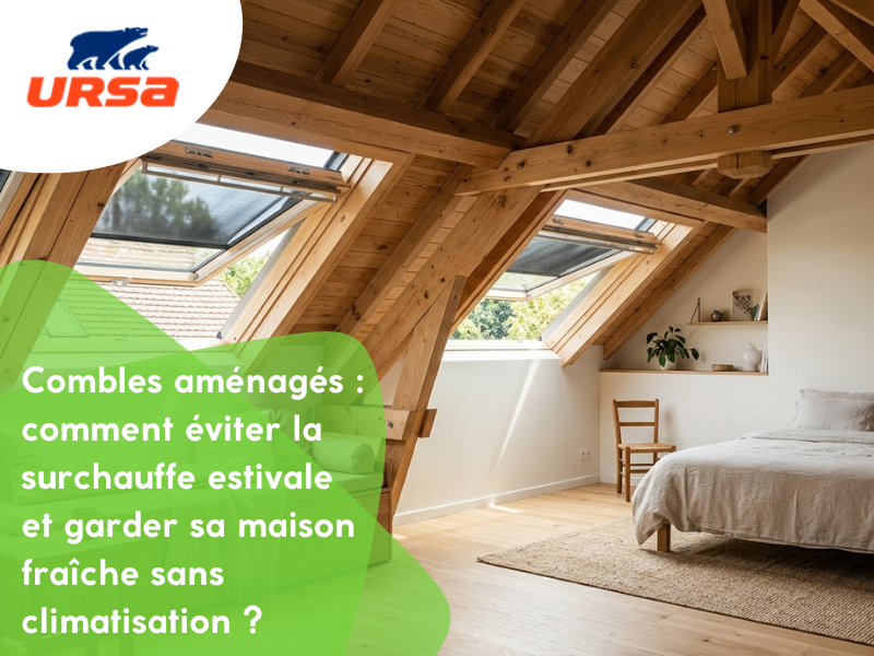 Combles aménagés : comment éviter la surchauffe estivale et garder sa maison fraîche sans climatisation ?