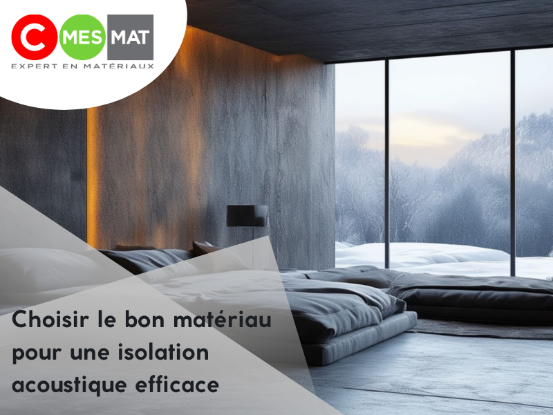 Comment choisir le bon matériau pour une isolation acoustique efficace