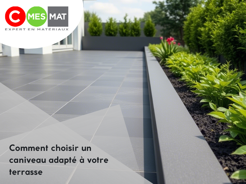Comment choisir un caniveau adapté à votre terrasse ?