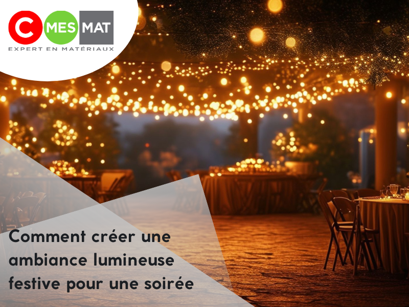 Comment créer une ambiance lumineuse festive pour une soirée