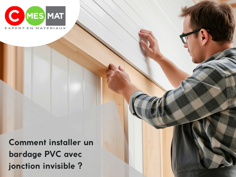 Comment installer un bardage PVC avec jonction invisible ?