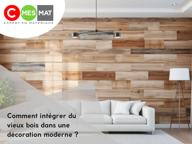 Comment intégrer du vieux bois dans une décoration moderne ?