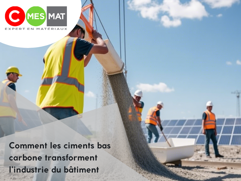 Comment les ciments bas carbone transforment l'industrie du bâtiment