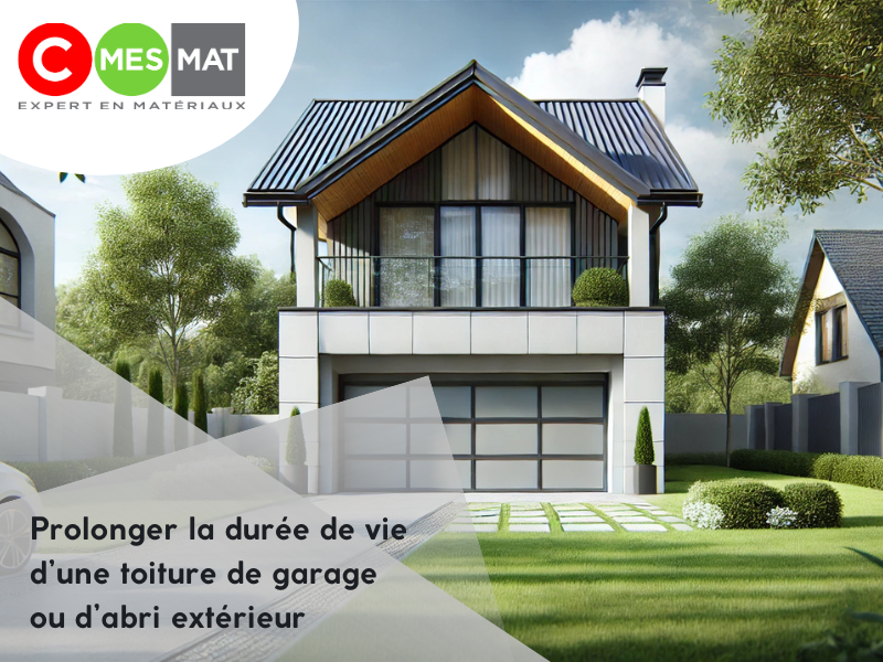 Comment prolonger la durée de vie d’une toiture de garage ou d’abri extérieur ?